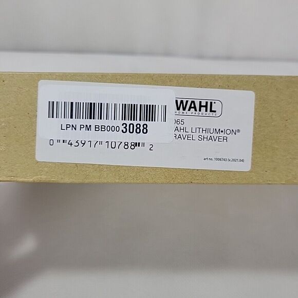 Wahl 7065 Compact Rechargeable Lithium Ion Travel Shaver Flexible Foils Open Box - Picture 10 of 10